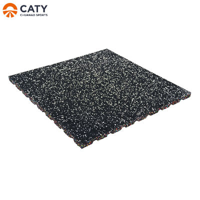 Tejido de suelo de caucho para deportes resistente al deslizamiento Absorción de sonido para gimnasio