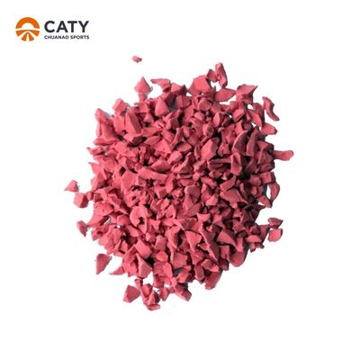 Granulados de goma EPDM multifunción Rojo 1-3 mm para el jardín de infantes