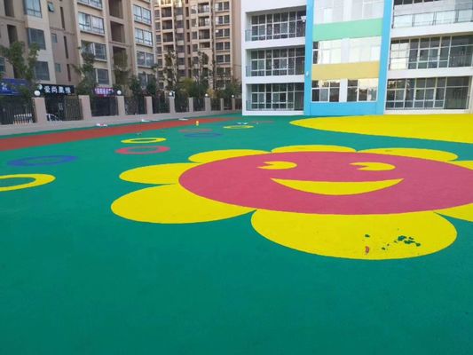 Piso de caucho de juegos deportivos personalizados para el jardín de infantes