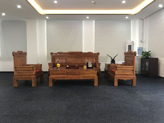 Superficie lisa Alta densidad fácil de limpiar colchonetas de caucho no tóxicos colchonetas de gimnasio de trabajo pesado que absorben el sonido pisos de fitness