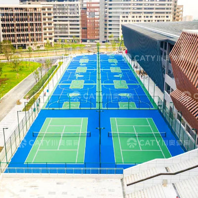 Corte de acrílico elástico y respetuoso con el medio ambiente para baloncesto voleibol bádminton pickleball tenis de fútbol sala