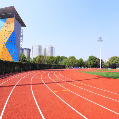 Pista de atletismo de caucho semi-prefabricada con instalación automática certificada por WA SGS Yuuz Esp