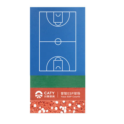 Revestimiento de silicio en PU ecológico Suelos deportivos multifuncionales para voleibol Baloncesto Bádminton en instalaciones deportivas Clubes deportivos Parques infantiles Zona recreativa