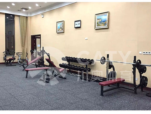 Deportes Crossfit Gimnasio Alfombras de suelo Cuadrados de acondicionamiento físico de goma