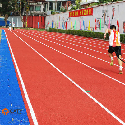 Shock Epdm Superficie de carrera de caucho Para correr con pista de caucho Instalación Superficie de pista no tóxica