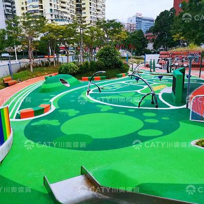 Granulados de caucho inodoros de color completo para el suelo de seguridad del patio de juegos Granulados de EPDM resistentes al desgaste