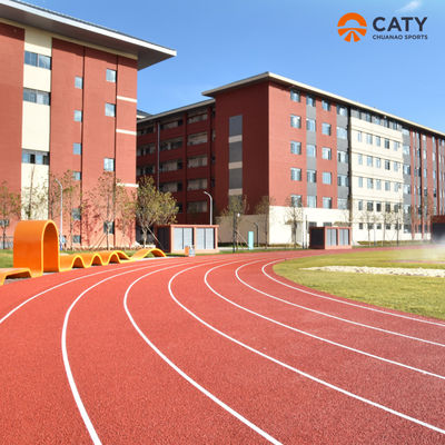 Piso atlético de caucho EPDM con instalación rápida para pista y campo