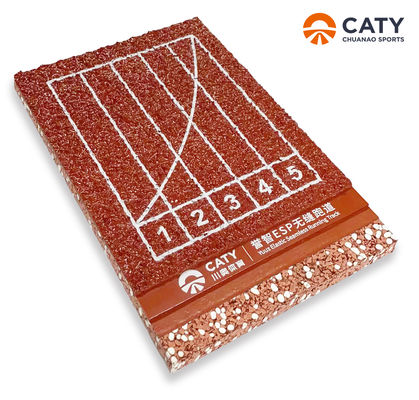 Nuevo diseño de pista de atletismo sin juntas - Duradera y de bajo mantenimiento para estadios deportivos