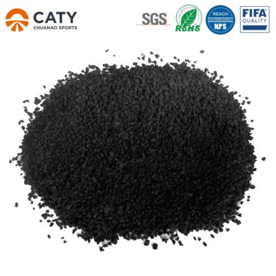 Granulos de caucho SBR anti-UV anti-hemorragia de aceite duraderos de 3 a 5 años para relleno de césped artificial