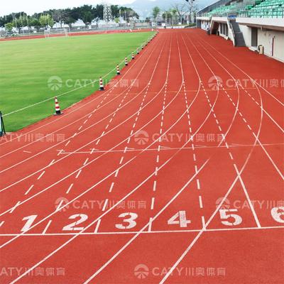 Venta en caliente Pista de atletismo permeable ecológica para zonas de ejercicio sostenibles y verdes