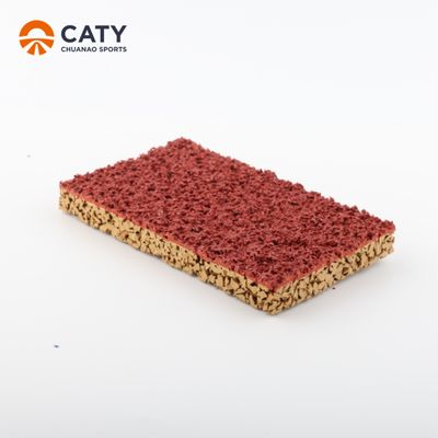 Pista de atletismo porosa y permeable, superficie para todo clima de drenaje rápido con elasticidad y durabilidad