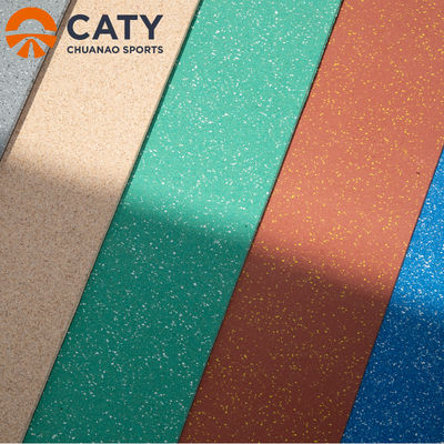 Amistad con el medio ambiente de un rollo de goma de 10 mm de grosor para pisos comerciales con 70% de EPDM y 30% de gránulos SBR