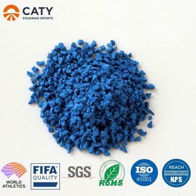 Superficie de patio de juego de caucho EPDM no tóxico para pisos de seguridad para patios de juego al aire libre