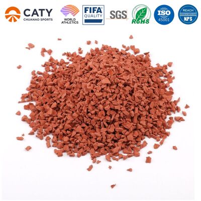 Anti-UV Rubber Granule EPDM Rubber Pellets For Wet Pour Playground Surface