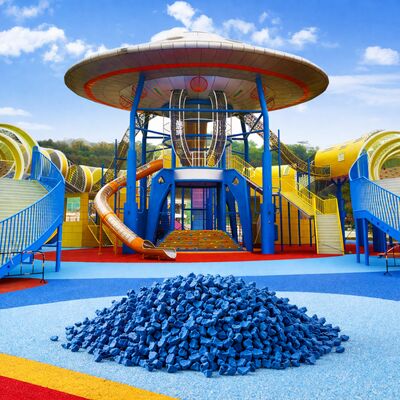 EPDM Superficie de caucho para juegos Granulados de caucho SBR para suelos de seguridad para juegos