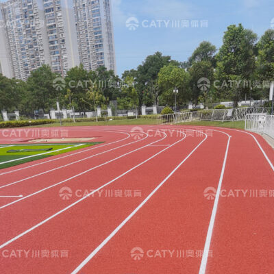 Pista de atletismo certificada EPDM con absorción de choques y 10 años de vida útil