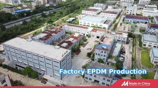 Proceso de producción de gránulos de caucho EPDM en nuestra fábrica.